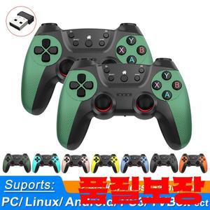 PC 용 무선 복식 게임 컨트롤러 TV 컴퓨터 상자 조이스틱 패드 안드로이드 2.4G