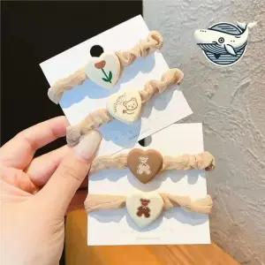 귀여운 곱창 헤어밴드 헤어끈 올림머리끈 이쁜머리끈 헤어타이 똥머리끈 짱짱한고무줄