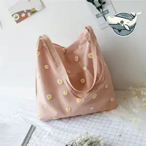 꽃무늬 데일리 숄더백 핑크 에코 스타일 쇼퍼백 여자숄더백 20대가방 여대생쇼퍼백