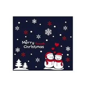 [알티피아]bns 크리스마스 스티커 장식 눈사람 커플 중형