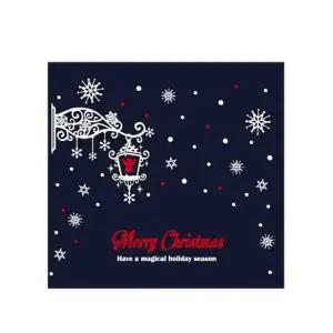 [알티피아]bns 크리스마스 스티커 장식 눈꽃 가로등 B좌측