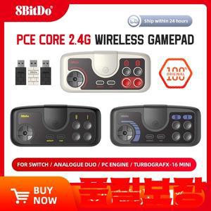 8bitdo PCE 코어 2.4G 무선 게임패드 엔진 미니 CoreGrafx Mini Switch 호환)