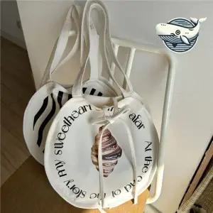 크루아상 모양 대학생 에코 숄더 가방 캐주얼 여름가방 대학생가방 20대여자가방 데일리백