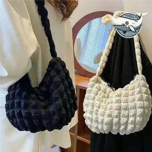 여성 대학생 숄더백 귀여운 미니 퀄팅 가방 구름백 구름가방 미니숄더백 패딩가방 퀄팅백