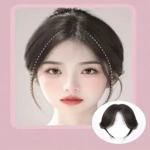 가발 풍성 똑딱이 윗머리 정수리 부분 피스 가르마