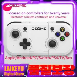 QEOME 게이머 무선 게임 패드 멀티 플랫폼 iphone 호환 Android 모바일 Bluetooth PC Steam Genshin Switch
