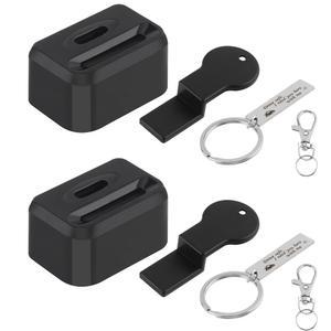 QOPAHI 카시트 버클 가드 용 안전벨트 잠금장치 / 언버클 벨트의 특별한 필요 벨트 홀더 커버 잠금 클립이 거의 모든 차량에 맞습니다 (2팩)