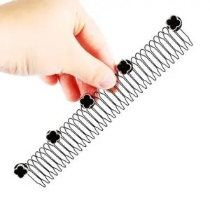 고정 잔머리 블랙 플라워 헤어핀 잔머리고정핀 잔머리고정핀 잔머리정리핀 헤어포인트띠