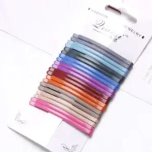 세트 실핀 에쉬 넙적 20P 컬러 실핀 실삔 잔머리고정핀 올림머리고정핀