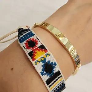 길이조절 에스닉 줄 매듭 커플 팔찌 우정 발찌 연인 친구 선물 북유럽 기념품 에스닉