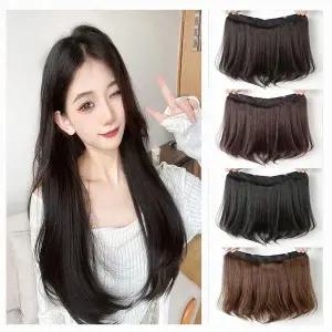 [셀러에이드]U자형 반가발 피스 머리 스트레이트 긴머리 헤어피스