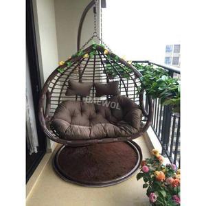 라탄 흔들의자 정원 안락 스윙 그네 공중 야외 의자