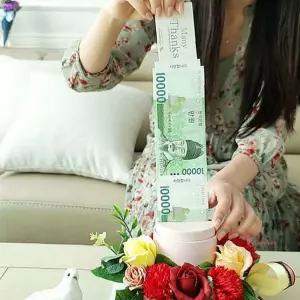 플라워 케이크 용돈 생신 반전 부모님 어버이날 어버이날용 돈케이크jkl025