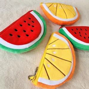 오렌지 수박 동전지갑 파우치 미니가방 여행선물 기념품 이어폰 소품샵 미니파우치