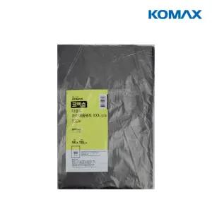 (eTV) 코멕스 다용도 분리배출봉투 100L(평판)검정 100매