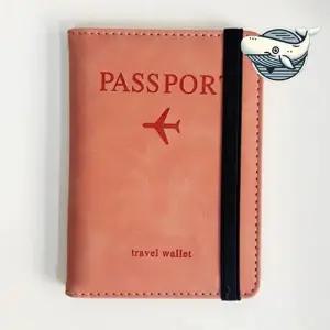 가볍고 실용적인 핑크 여행 여권 지갑 카드 여행용지갑 여행지갑 여권파우치 여권커버