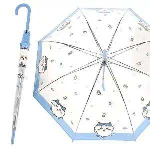 먼작귀 투명 장우산 60cm 가르마 1P 초등 성인 우산