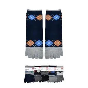 남자 신사 세침면 발가락양말 발목 5켤레 단목 무좀양말