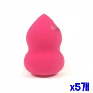 [에이치플러스몰]WL 입체형 메이크업 퍼프 x5개 스폰지 미용소도구 미용