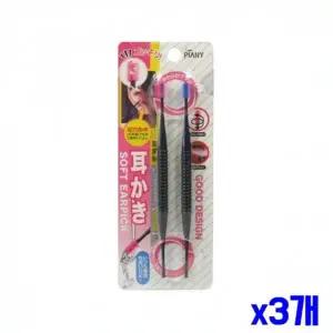 [셀러에이드]WL 사용 편한 실리콘 귀이개 2P x3개묶음 귀파개 귀청소