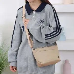 여성 여행 크로스 백 핸드 폰 지갑 가방 베이지