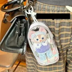 PVC 투명 수납 정리파우치 여행 인형 파우치 17cm