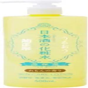 일본 사케 로션 고수분 레몬 향 16.9온스(500ml) 세라마이드 대용량 펌프