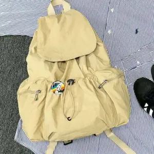 여성백팩 여성 나일론 바스락 백팩 가벼운 가방 베이지