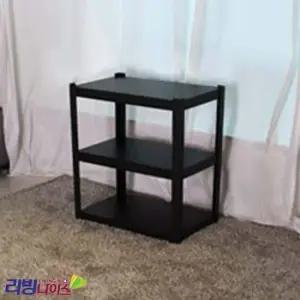 리빙나이스 고릴라랙 600x400x600 3단 블랙 선반 진열대
