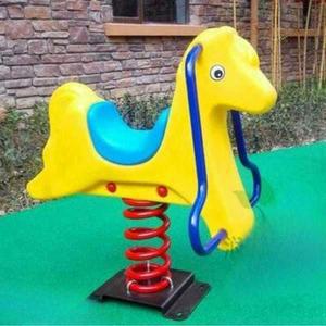 아파트 놀이터 흔들목마 스프링 야외 의자 시소 목마