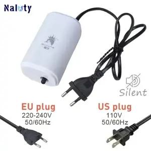 울트라 사일런트 3W 220V240V 수족관 공기 펌프 물고기 탱크 미니 압축기 110V 산소