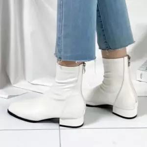 삭스부츠 여성 데일리 앵클부츠 낮은굽 숏부츠 베이직 디자인