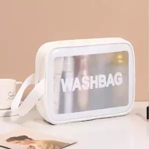 [하프클럽/]샤워백 방수파우치 수영 여행용 세면도구 가방 반투명