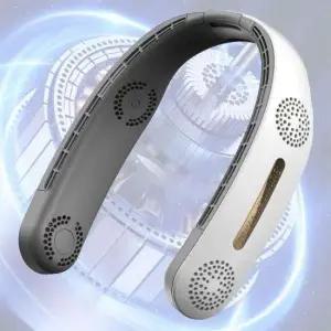 트윈파워 4모터 넥밴드 선풍기 2400mAh