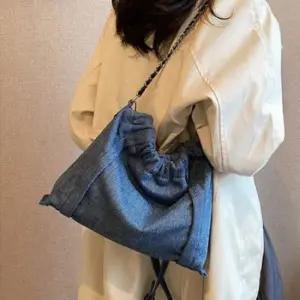 체인 미니크로스 출퇴근백 여행 심플 패션 캐주얼 크로스백 골드 캐주얼백