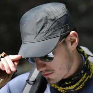 낚시 기능성 군모 등산 아웃도어 남자 건조 군모 작업용 남성 빠른 골프 햇빛가리개 모자 캠핑 자외선차단