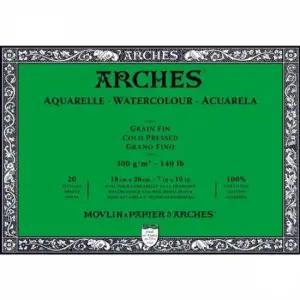 오피스 캔손 아르쉬 패드 4면제본 중목 한가람문구 300g WI1795058 18x26 1개