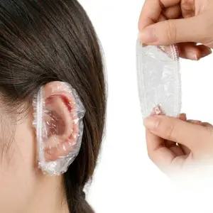 ( )일회용 귀덮개 500매 미용실 염색 방수 귀비닐 이어캡