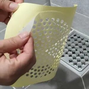 ( )배수구트랩스티커 대형 10개 일회용배수구망 욕실하수구거름망 하수구스티커