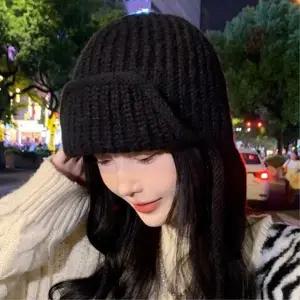 귀덮는모자 귀달이 방한모 여성용 캐주얼털모자 니트모자 겨울 인싸템 귀달이방한모 보온모자 귀덮개모자