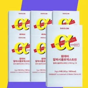 데이즈온 원데이 알파시클로덱스트린 3g x 14포 6개