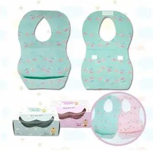 [골드스마일]WL 유아이유식 신생아 일회용 아기턱받이 25P