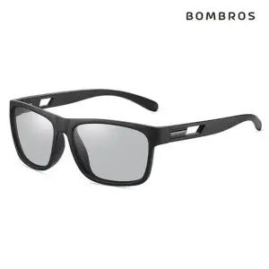 (색상 블랙그레이변색렌즈)변색 선글라스 가벼운 편광 자외선 차단 운전 남성