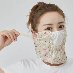 듀라엘 여름 자외선 햇빛 차단 플라워 마스크