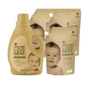 아기세탁세제 용기형 1.8L 1개+리필형 1.3L 3개