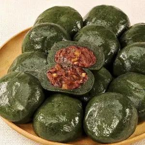 명가삼대떡집 견과류 듬뿍! 담백한 팥앙금 쑥 호두 찹쌀떡 개별포장 2kg (24개입)
