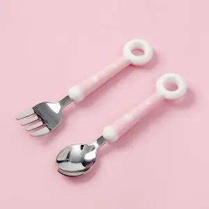 유아용 도넛 수저포크 세트 숟가락 아기 WFLOUHX