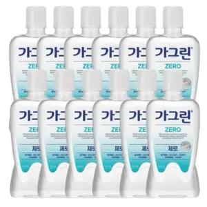 가그린오리지날 가그린 제로 구강청결제 750ml x12개(한박스)