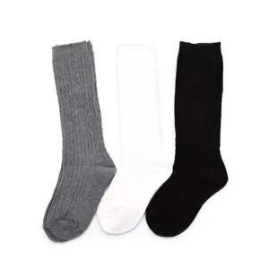 꽈배기반장 1켤레 국산 아동 무지 니삭스 유아 반타이즈 아기 양말