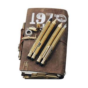 빈티지 리필 저널 일기 메모장 일일 종이 학교 용품 노트 플래너문구 북 가죽